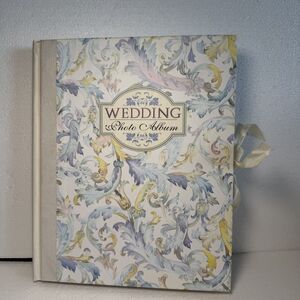 Vintage Michel Wedding Photo Album 1995 Schindler Onion Skin Paper Separators